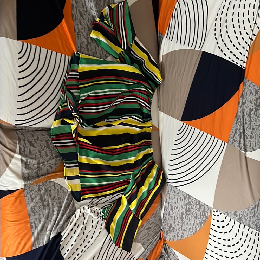Live 4 Truth Colorful Striped Fabric